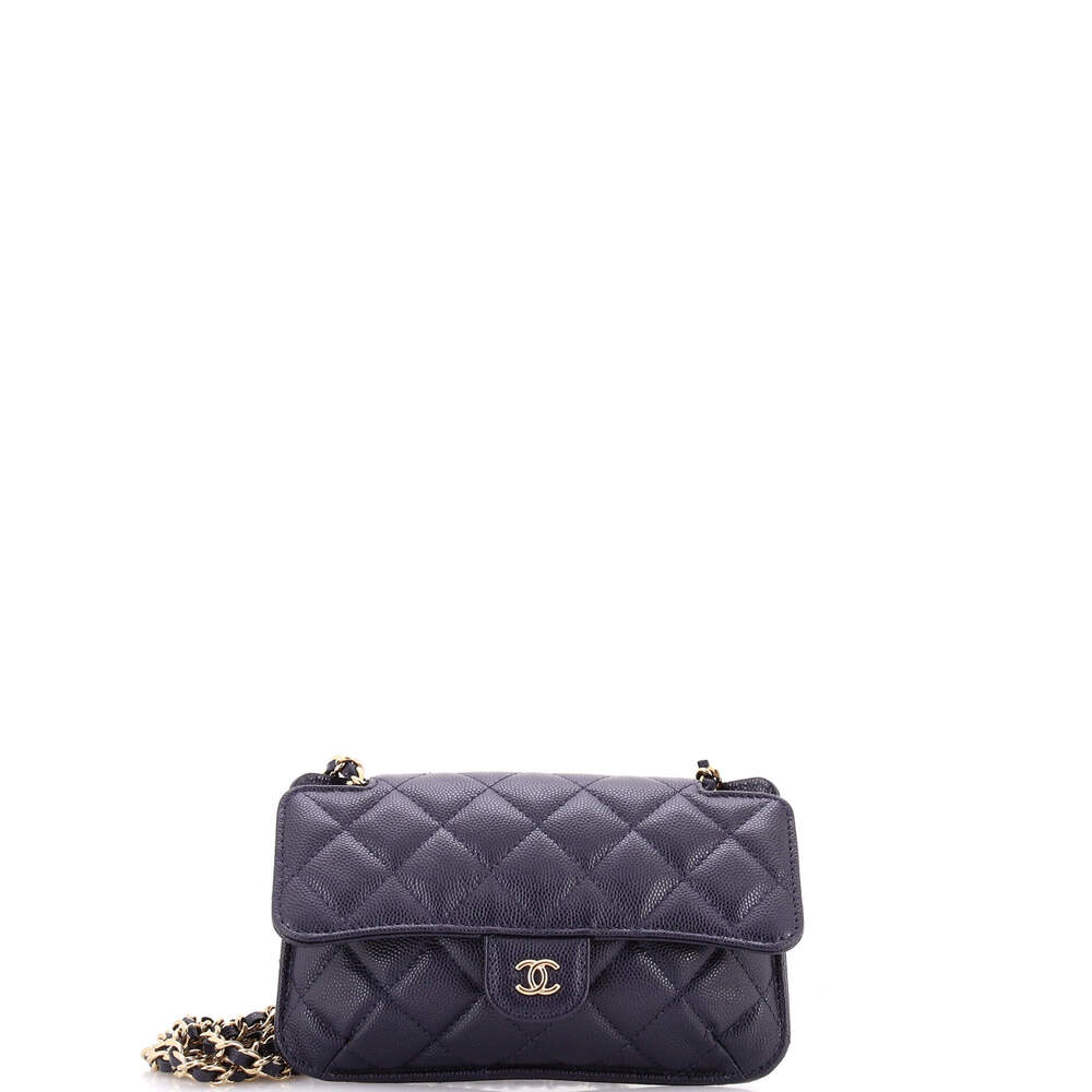 Chanel Foldable Tote Bag With Chain #239588C19B - Picture 6 of 8